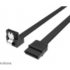 AKASA - Proslim SATA kabel 90° - 100 cm AK-CBSA09-10BK