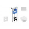 Ideal Standard ProSys - Set predstenovej inštalácie, klozetu a sedadla Architectura, tlačidla Oleas M2, DirectFlush, SoftClose, CeramicPlus, chróm ProSys120M SP45