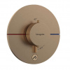 Hansgrohe ShowerSelect Comfort Termostatická batéria pod omietku, kefovaný bronz 15562140-HG