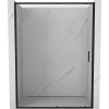 Mexen Exo sprchové dvere posuvné 140 cm, transparentné, čierne - 8151-140-000-70-00