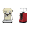 Ascaso Dream ONE, Sweet Cream + Eureka Mignon Silenzio, BL ferrari red