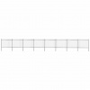 zahrada-XL Záhradný plot s vrchnou časťou z ocele 1426x150 cm čierny 277636