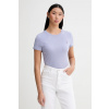 Tommy Jeans basic tričko dámske bavlnené DW0DW20459 fialová XS
