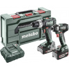 Metabo BSL plus SSD200LTBL aku vrtací šroubovák, aku rázový utahovák, 18 V, 4 Ah Li-Ion akumulátor, vč. nabíječky, 685194000