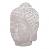 Buddha - betonová hlava, barva šedá