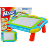 Lean Toys Magnetická tabuľa a stolík 2v1