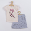 Dojčenské tričko so sukienkou New Baby Butterflies ružová