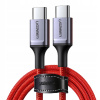 Ugreen 60186 USB-C/USB-C, 60W, 1m, červený