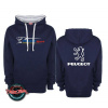 Kapucová mikina s motívom Peugeot