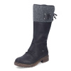 Dámske čižmy RIEKER Z4765-00 čierna W4 38