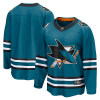 Fanatics Pánský dres San Jose Sharks NHL Breakaway Home Jersey Teal Veľkosť: M
