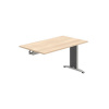 OFFICE PRO s.r.o. HOBIS kancelársky stôl jednací prídavný rovný - FJ 1400 R, agát
