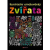 Kontrastní omalovánky – Zvířata - kolektiv