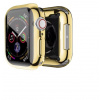 Silikónový kryt pre Apple Watch 10 42 mm - Zlatý