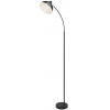 Rabalux Čierna stojacia lampa Daron pre žiarovku E27 5240