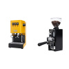Gaggia Classic E24, yellow + Eureka Mignon Libra 65 All Purpose, CR black