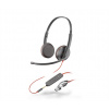 HP Poly Blackwire 3225 MS Teams náhlavná súprava, 3.5 mm jack + USB-C/A adaptér, stereo (bulk) 8X229A6
