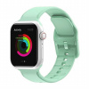 AppleKing jednofarebný silikónový remienok pre Apple Watch Ultra 49mm / 46mm / 45mm / 44mm / 42mm - mentolový - možnosť vrátiť tovar ZADARMO do 30tich dní