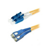 Lynx CS DPX-09-LC/SC-2 duplexní patch, SM 9/125, OS2, LC-SC, LS0H, 2m