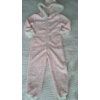 Detská kombinéza - Detské kombinézy f & f 98 biele, ružové (F&F Onesie pyžamy srdiečka Nové 98 cm)