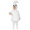 KOSTÝM DUCHA, STRAŠIDLA, BIELY DUCH KOSTÝM, KOSTÝM NA HALLOWEEN, VEĽKOSŤ 80