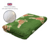 DRYBED Premium Vet Bed Bažanty zelený 100 x 75 cm
