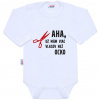 Body s potlačou New Baby Viac vlasov než ocko - 86 (12-18m)