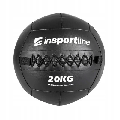 Potiahnite rukoväť lana dole (Insportline Walbal SE 20 kg Medical Ball)