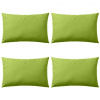 vidaXL Vankúše do exteriéru 4 ks jablkovo zelené 60x40 cm
