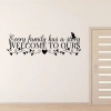 Every family has a story - vinylová samolepka na stenu 200x65cm
