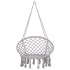 Záhradná závesná stolička - Závesné kreslo Makrama Swing Gabella Lumarko! (Závesné hojdacie kreslo Macrame Grey Gabella Lumarko!)