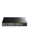 Cudy FS1018PS1 sieťový prepínač Fast Ethernet (10/100) Podpora napájania cez Ethernet (PoE) Šedá (FS1018PS1)