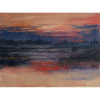 Súmrak nad riekou - Akad. mal. Igor Navrotskyi, originálny, ručne maľovaný obraz L (do veľkosti 95x95cm) Viac farieb