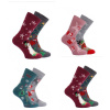 Dámske vlnené vianočné ponožky Trendy socks náhodný mix 39-42 2 páry