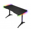 Connect IT NEO+ herný stôl s RGB podsvietením - čierna