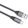 PremiumCord kábel USB-C - USB 3.0 A (USB 3.2 generation 1, 3A, 5Gbit/s) 1m oplet