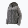 Pánska páperová bunda Patagonia Hi-Loft Nano Puff Hoody forge grey