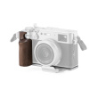 Mounting Baseplate with Wooden Grip for Fujifilm X100VI - Silver Tilta