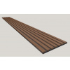 Dekoračný 3D lamelový panel 265x30x1,6 cm podklad MDF Čierna lamela CPL Dub Charleston 3D-DCH-CIER