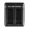 Dvojslotová nabíjačka Puluz PU919B pre GoPro Hero 11 / Hero 10 / Hero 9 5905316147645