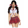 Kostým školáčky Leg Avenue Miss Prep School Top a Sukňa M/L