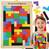 TETRIS PUZZLE DREVENÉ KOCKY MONTESSORI 3D LOGICKÁ HRA
