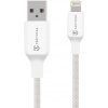 Tactical Stitch Thread Cable USB-A/Lightning kábel, 2m, biely 57983126578