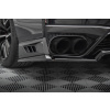 Maxton Design boční difuzory pod zadní nárazník pro Nissan GT-R R35 Facelift, černý lesklý plast ABS