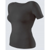 GINA Dámske bezšvové tričko s krátkym rukávom z polyamidu | 88002P - onyx, L/XL