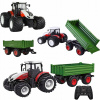 Traktor na diaľkové ovládanie + zelený príves RC0602