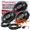 Pioneer VW Golf 4 5 6 Passat B5 reproduktory predné zadné zadné (Pioneer VW Golf 4 5 6 Passat B5 reproduktory predné zadné zadné)