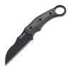 Vega Magnum 02RY700 Straight Karambit taktický nôž/karambit 9,7 cm, PVD, čierna, Micarta, puzdro Kydex