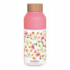 QUOKKA Ice Plastová fľaša PINK FLOWERS 570 ml