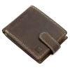 Kvalitná kožená pánska peňaženka s prackou hnedá (GPPN10)